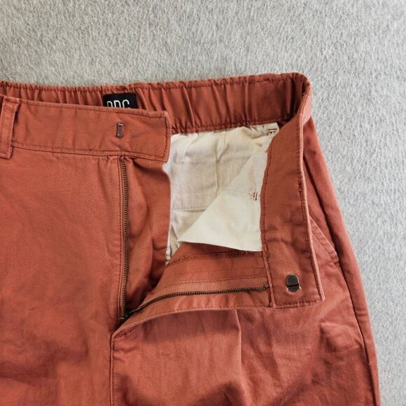 BDG Urban Outfitters Pants Womens 4 Brown Wide Leg Cropped High Rise Raw Hem - Picture 3 of 16